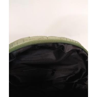 Рюкзак женский Nino зеленый  стеганая ткань 